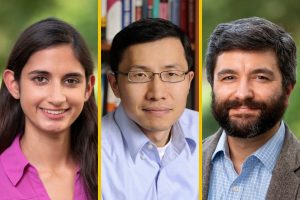 Headshots of Anjalie Field, Xiangyang Li, and Tom Lippincott.