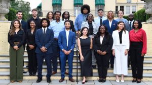 The 19 scholars who make of the third cohort of Vivien Thomas Scholars at Johns Hopkins University.