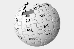 Wikipedia logo.